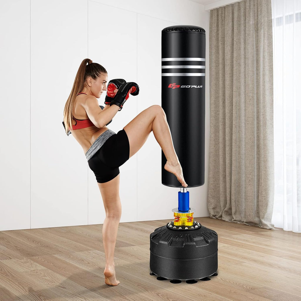 220LBS Heavy Punching Bag with Stand W7082