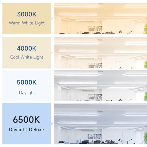 20-Pack 8FT LED Bulbs, 44W 6500K Daylight, FA8 Single Pin V5125