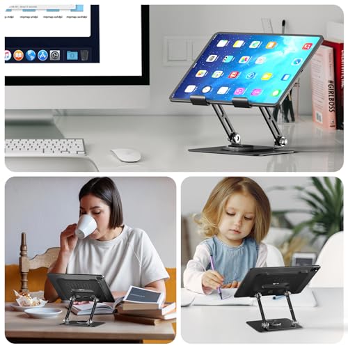 Adjustable Aluminum Tablet Stand White P7742