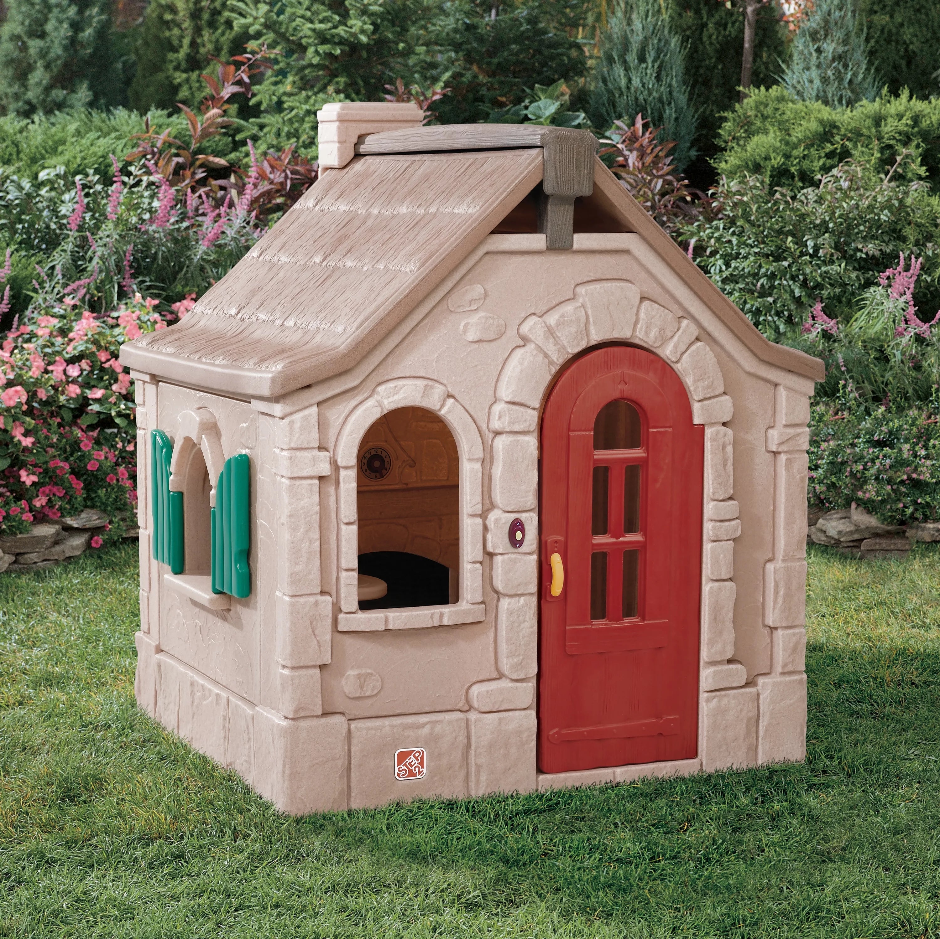 Brown Plastic Kids Playhouse G16937