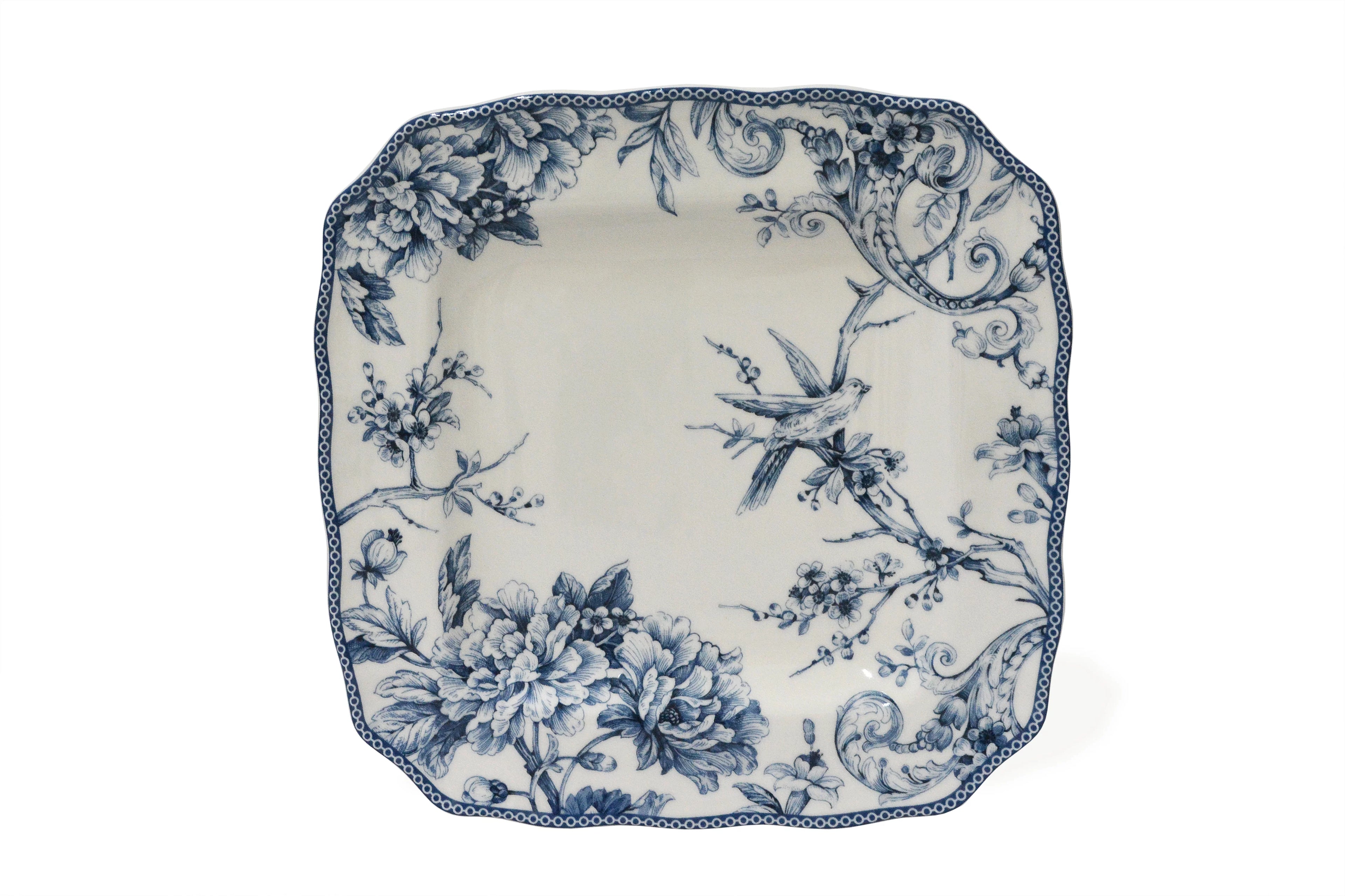 16-piece Porcelain Dinnerware Set, Blue Toile P7243