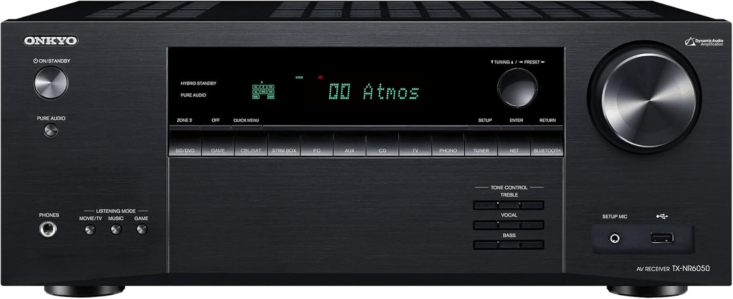 7.2-Channel Network AV Receiver Black B82748