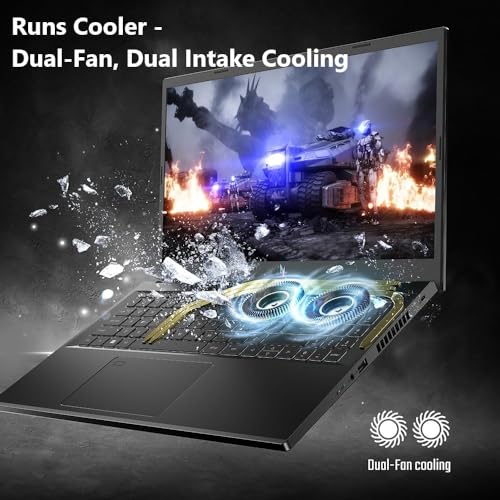 15.6" 144Hz FHD IPS Gaming Laptop, Intel i7-13620H, RTX 4060, 32GB DDR5 RAM, 1TB SSD O33235