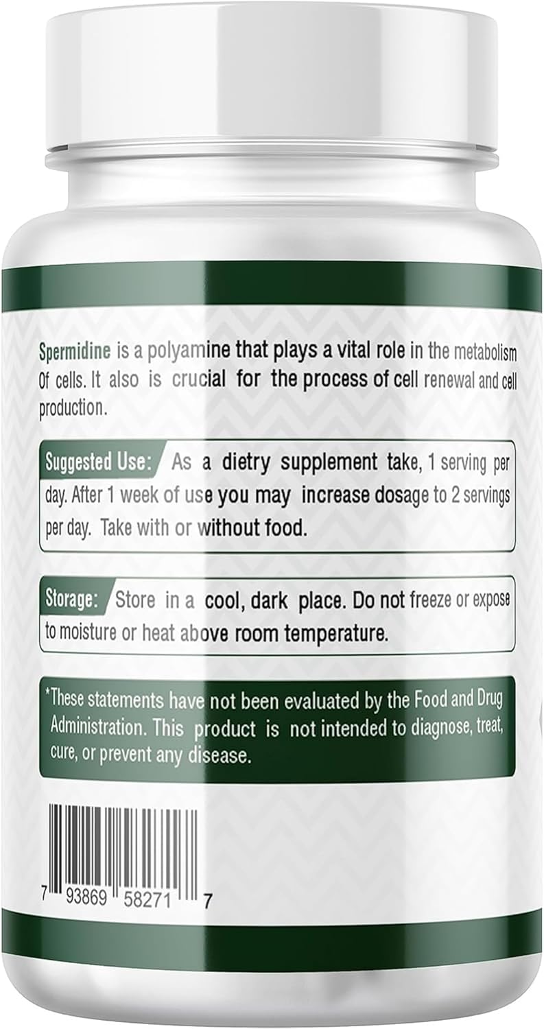 120 Capsules Spermidine W54253