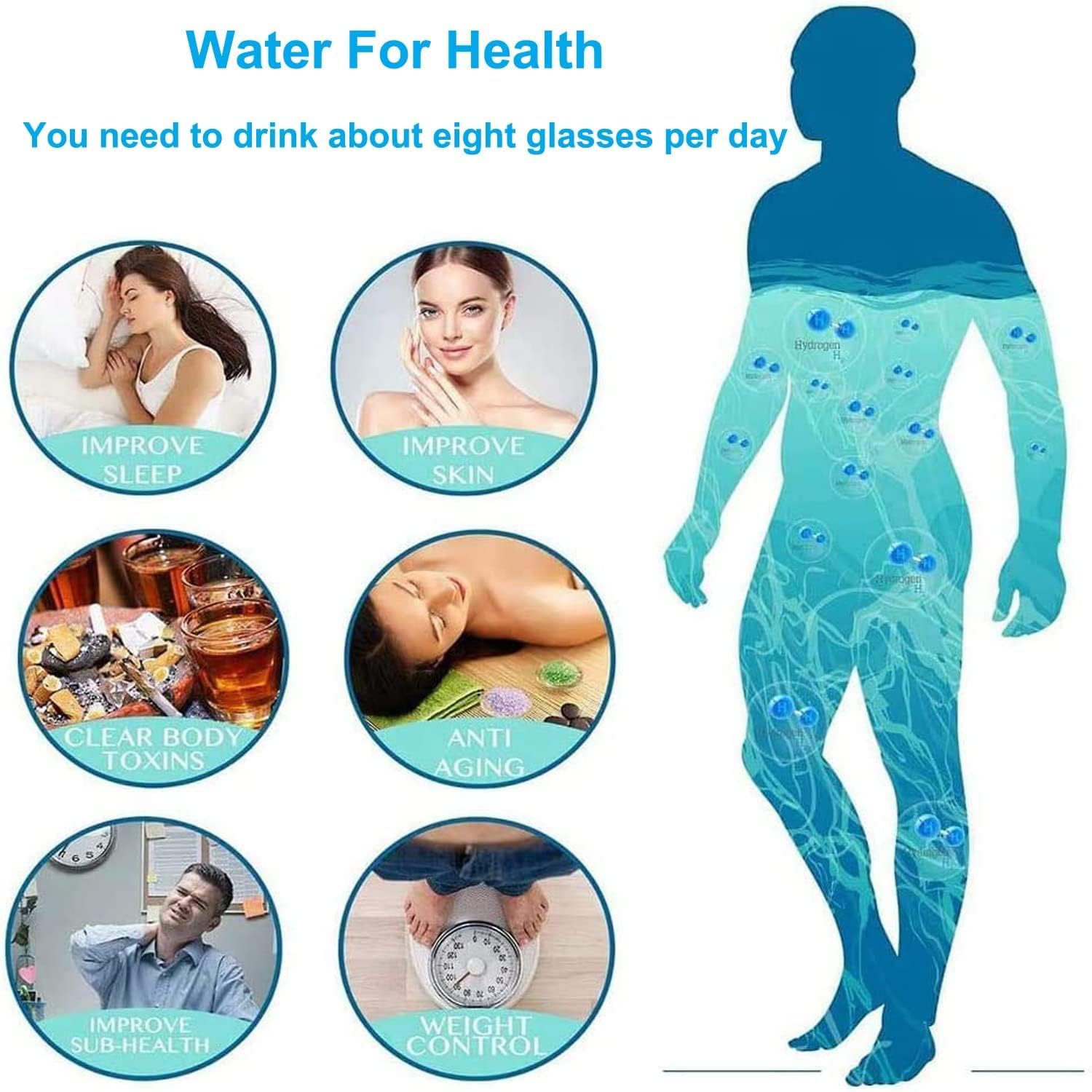 Portable Hydrogen Water Bottle L127