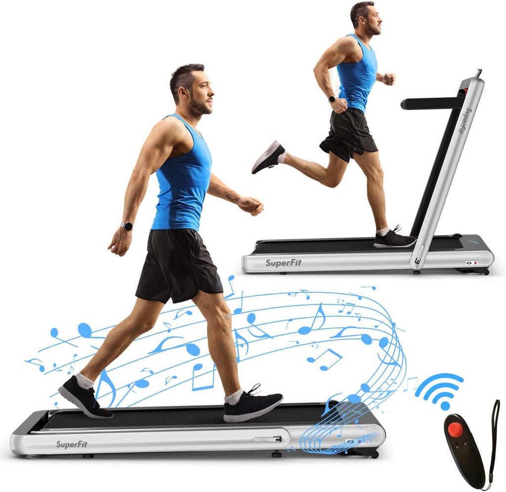 2 in 1 Folding Treadmill with APP Control S39568