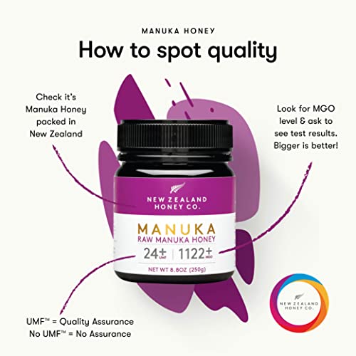 Raw Manuka Honey UMF 24+ MGO 1122+ 4.4oz 125g S289