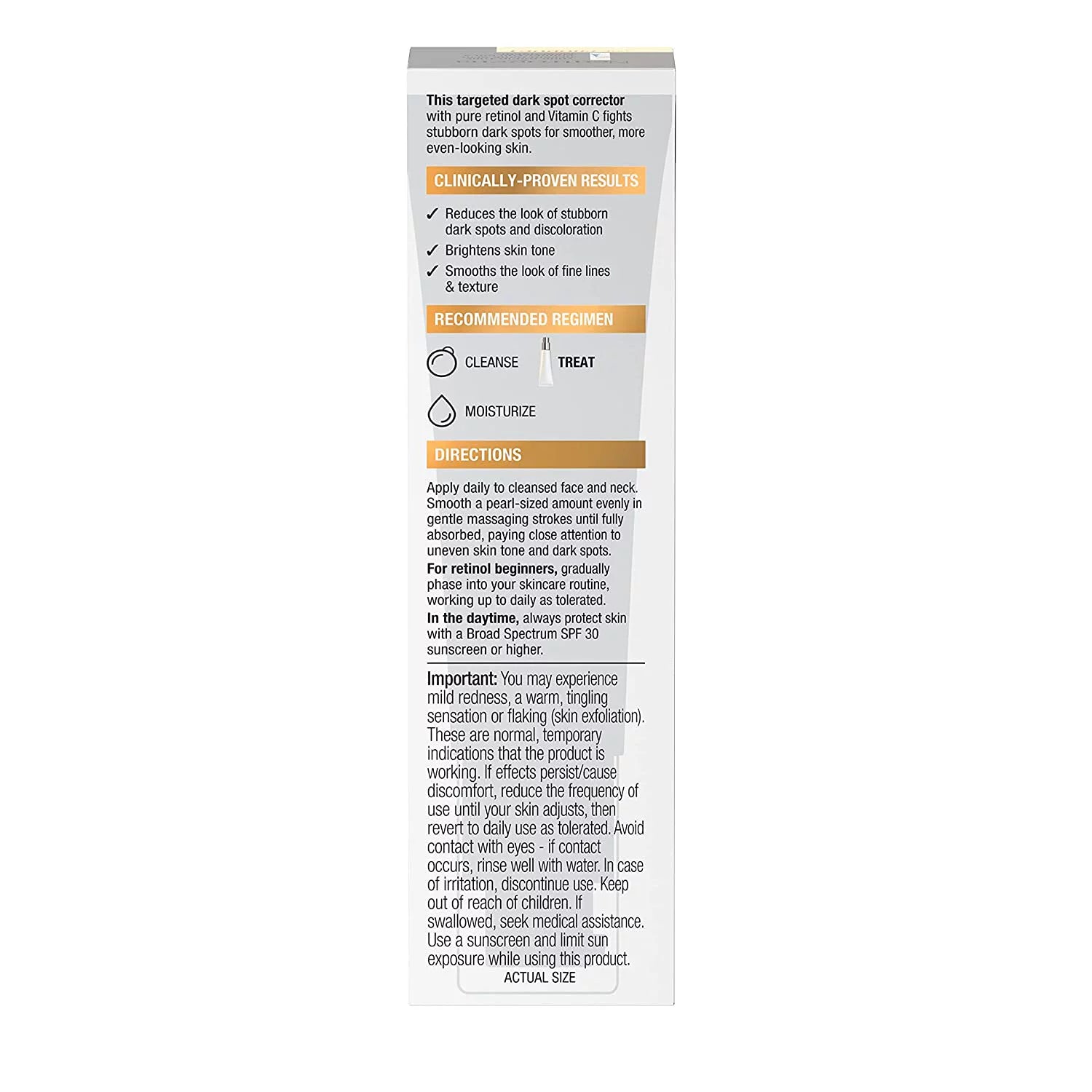 1 oz Pack of 2 Retinol Vitamin C Spot Corrector O5953