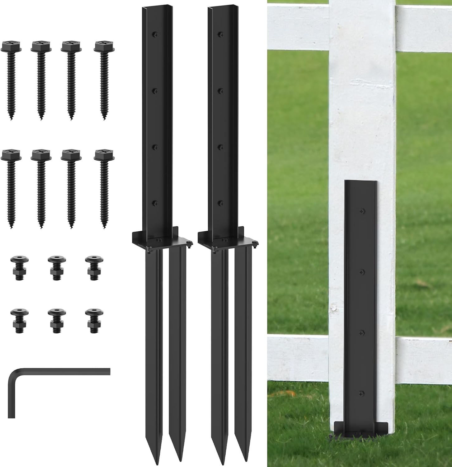 Heavy Duty Steel Fence Post Repair Kit E741