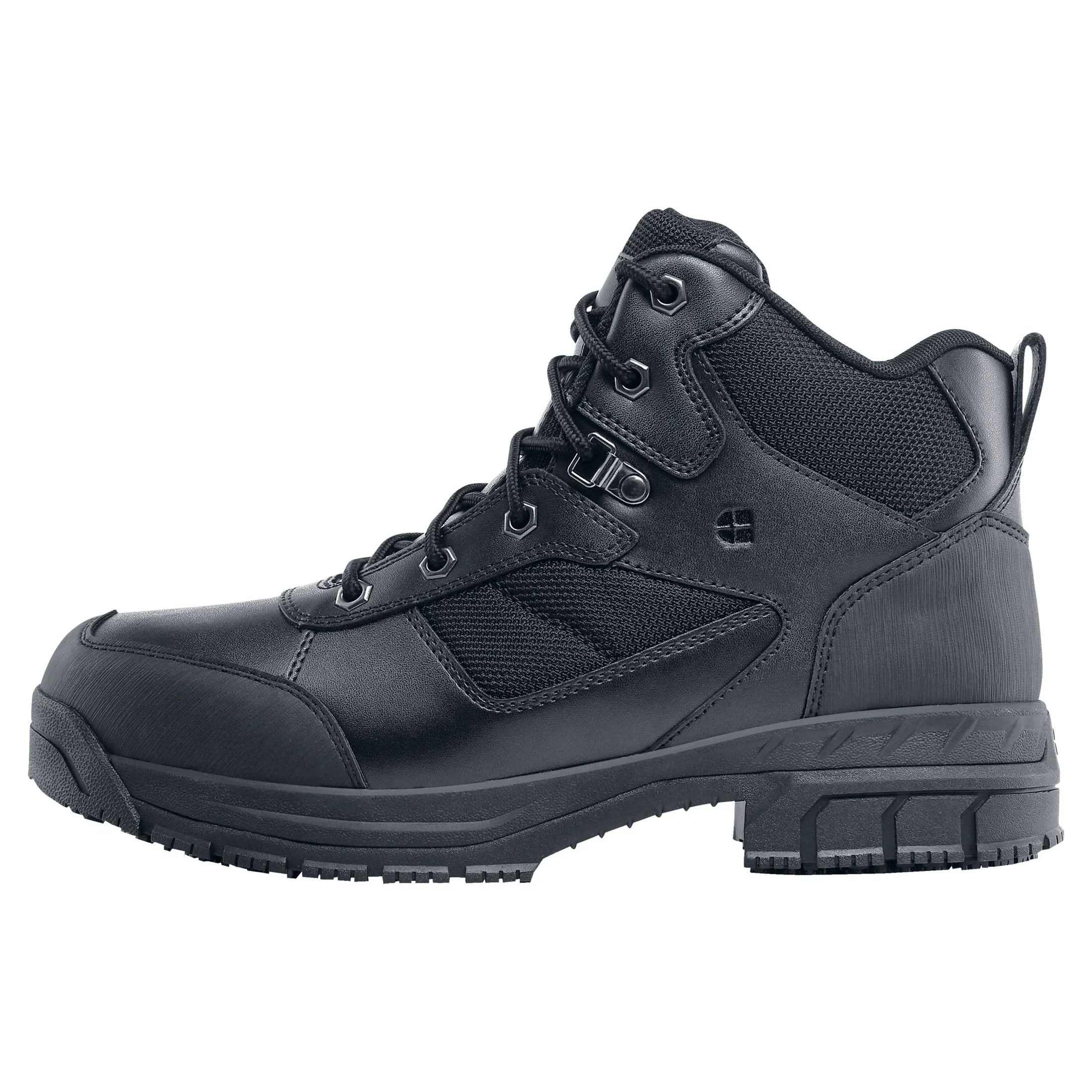 Black Slip Resistant Water Resistant Soft Toe Work Boots O283