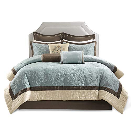 King Blue 9 Piece Comforter Set M62343