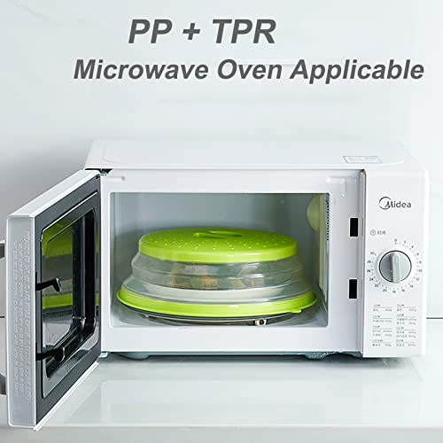 Collapsible Microwave Lid, 10.5 inches Plate Cover with Hook Hole, BPA Free S283554