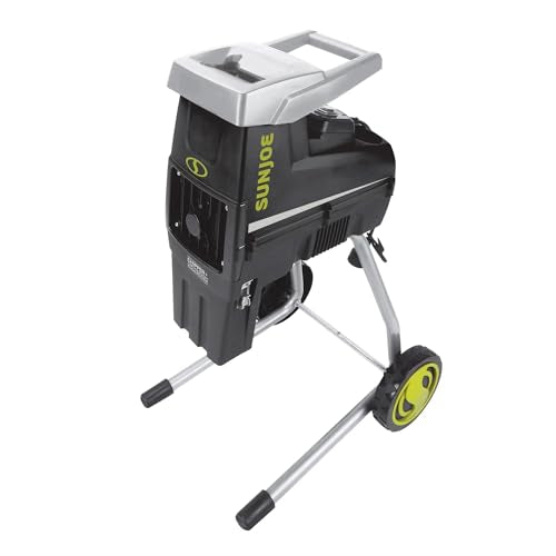 15-Amp Corded Electric Wood Chipper Shredder with Collection Bag C459