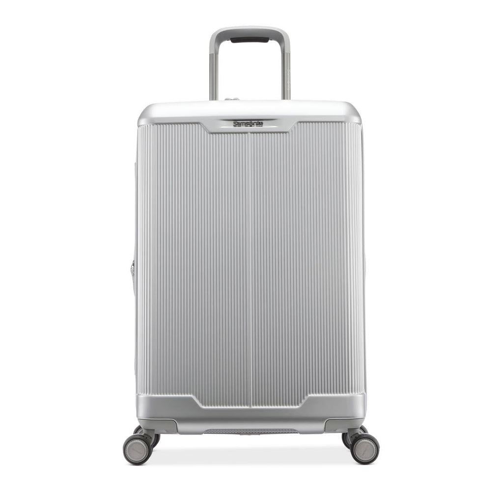 Black Medium Expandable Spinner Suitcase I804
