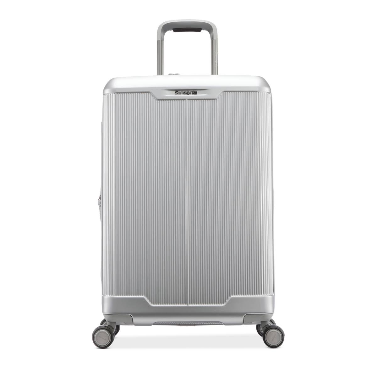 Black Medium Expandable Spinner Suitcase I804