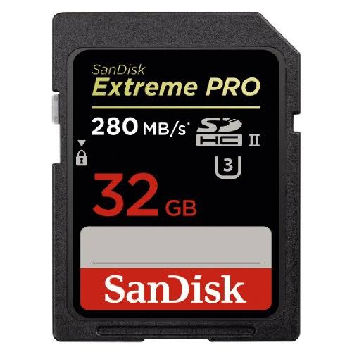 32GB Extreme Pro SD Card UHS-II S698404