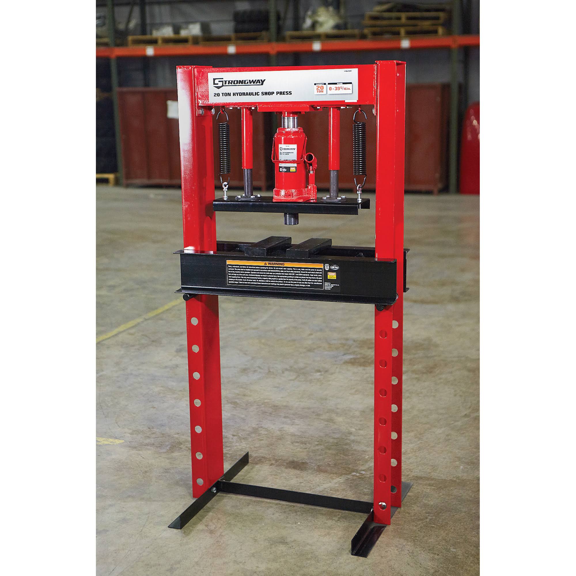 20-Ton Hydraulic Shop Press A9651