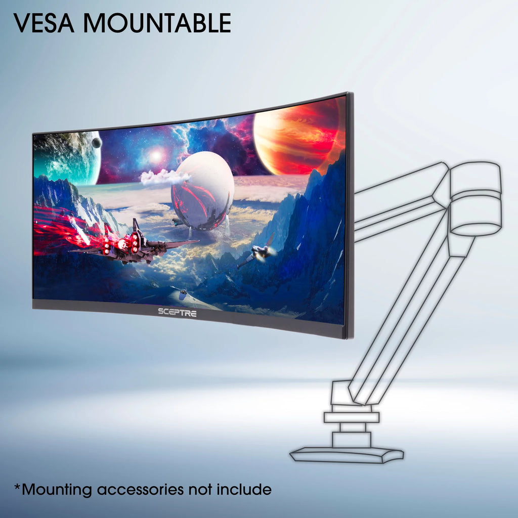 30" Curved VA LED Monitor 2560 x 1080 200 Hz P741075