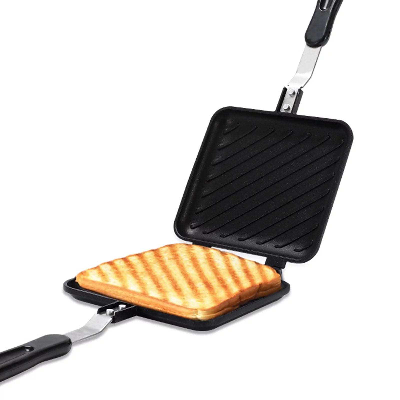 Non-stick Sandwich Maker with Insulated Handle U273