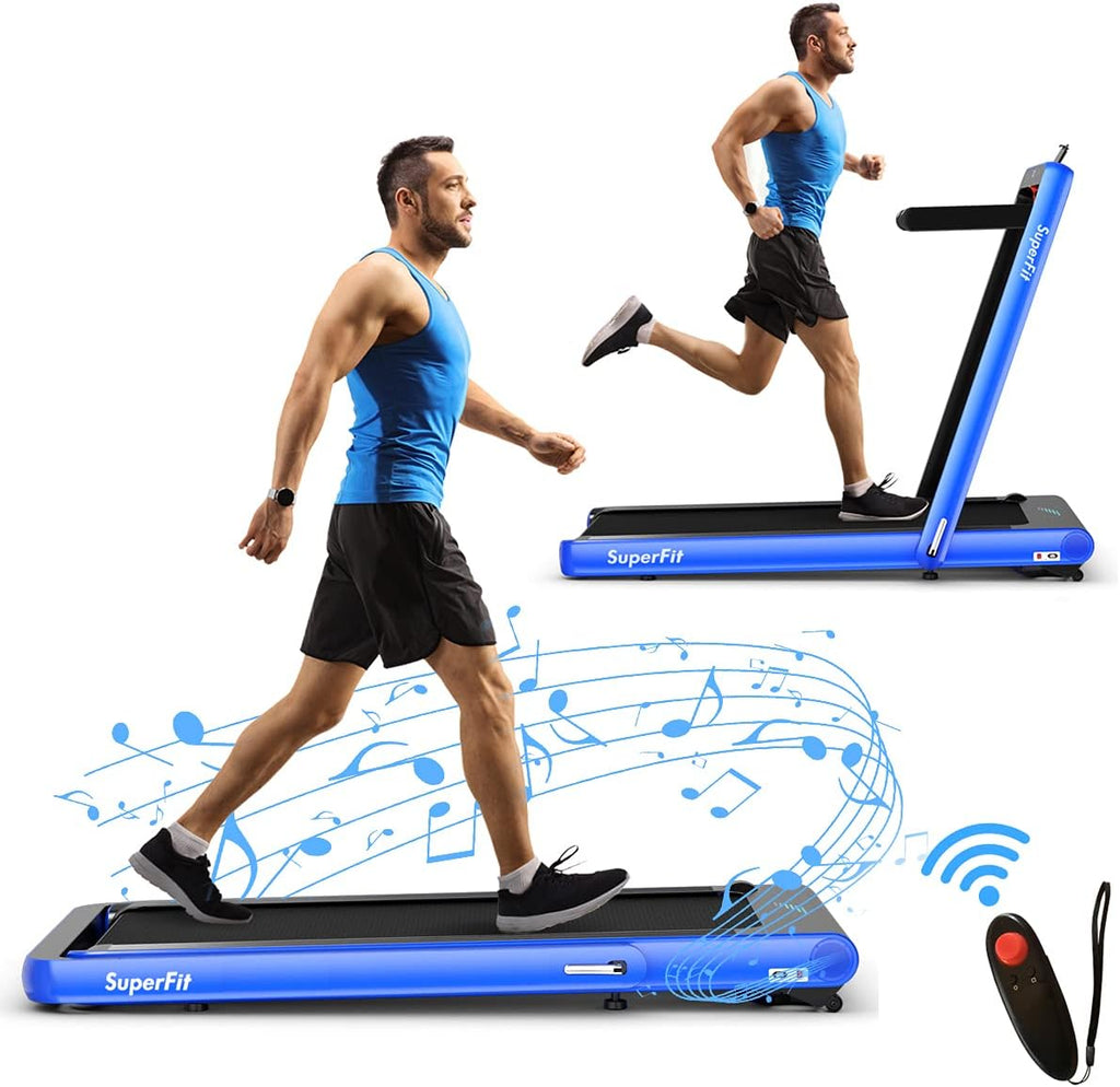 2 in 1 Folding Treadmill with APP Control S39568