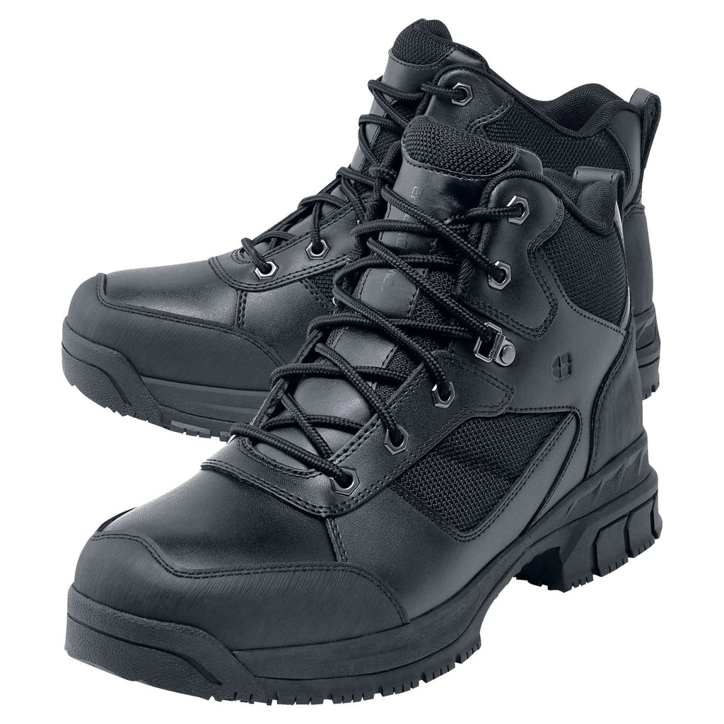 Black Slip Resistant Water Resistant Soft Toe Work Boots O283