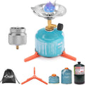 2 in 1 Portable Camping Stove with Carrying Bag T10448