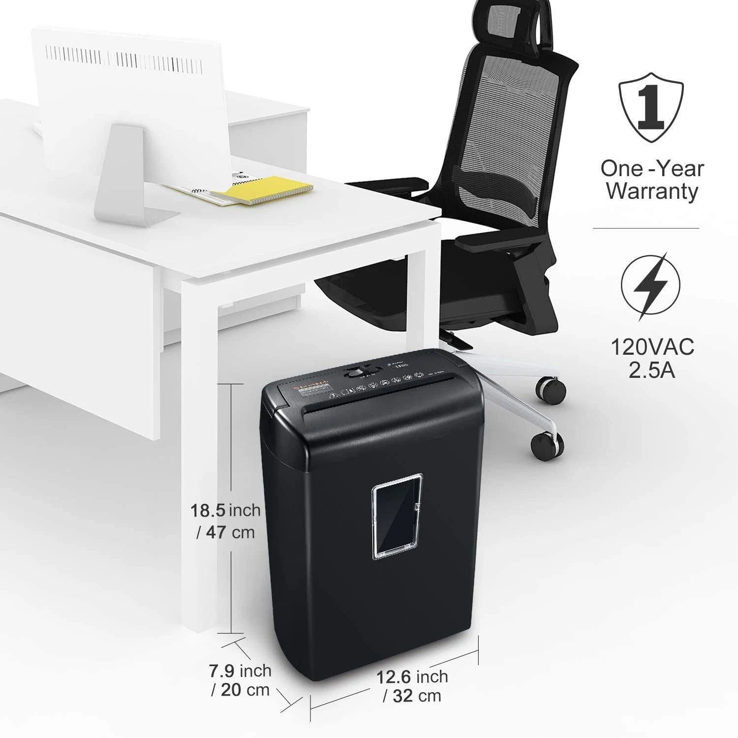 10-Sheet Cross-Cut Paper Shredder Y593