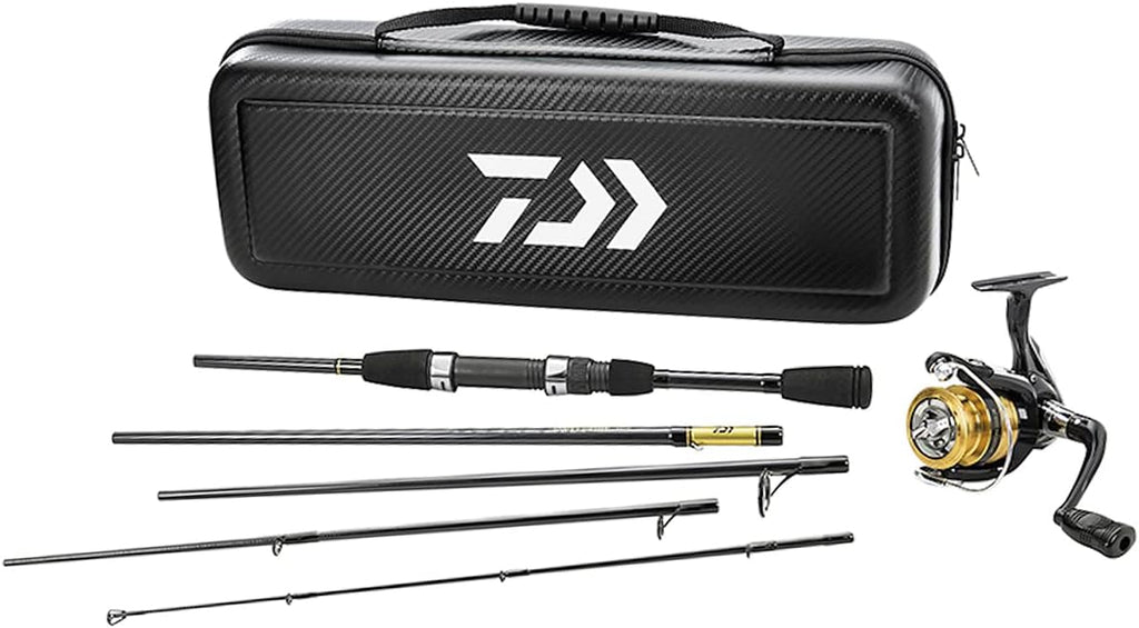 Carbon Case Travel Freshwater Spinning Combo E58246