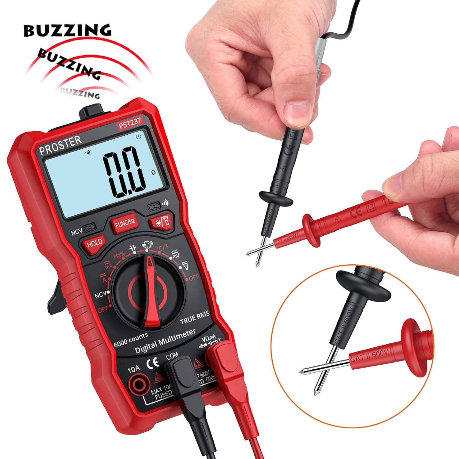 6000 Counts TRMS Auto Range Digital Multimeter T382620
