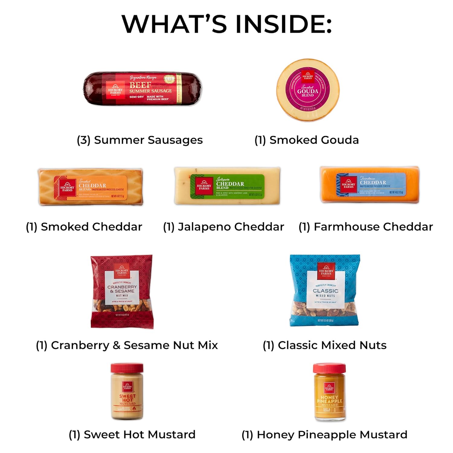 Beef Summer Sausage & Cheese Large Gift Box I240357