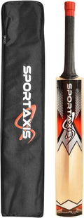 Wooden Kashmir Willow Cricket Bat with Foam-Padded Bag Y496