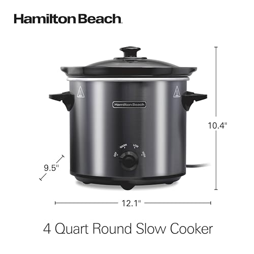 4 Quart Round Slow Cooker F63743