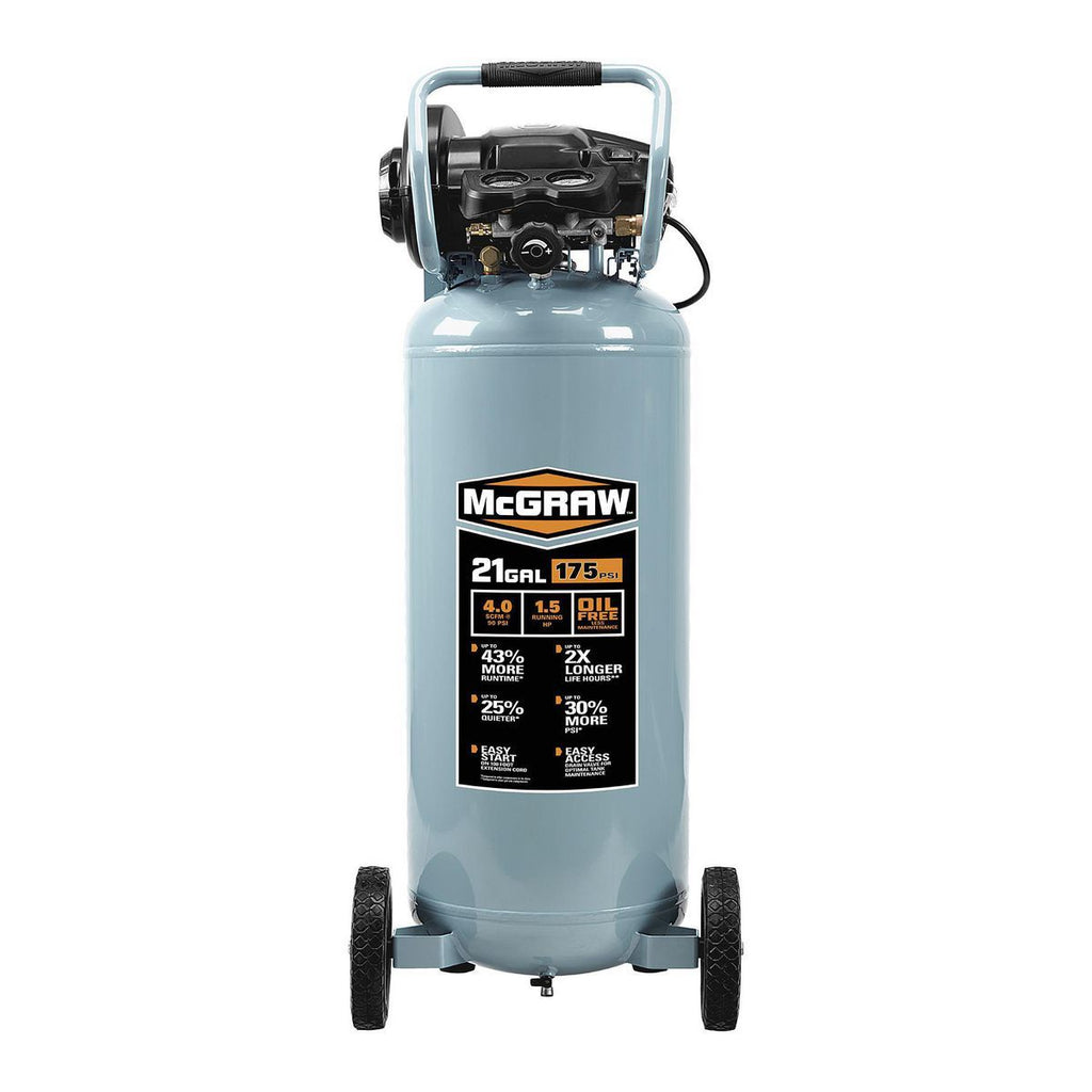 21 Gallon 175 PSI Oil-Free Vertical Air Compressor S314546