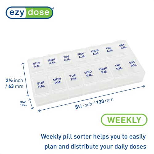 Weekly 7-Day AM/PM Pill Organizer D319783