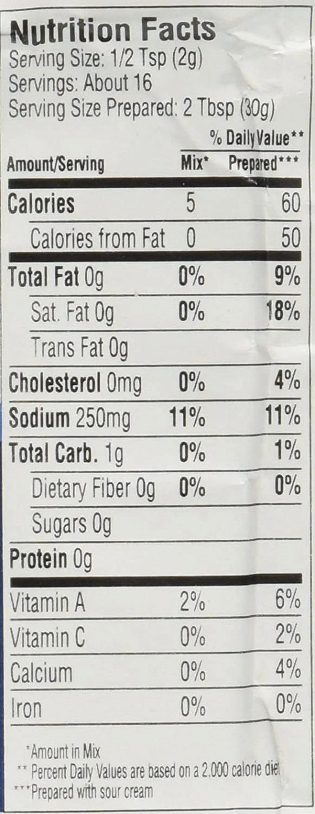 Fiesta Ranch Dips Mix, 1.1 Ounce (Pack of 6) W71755