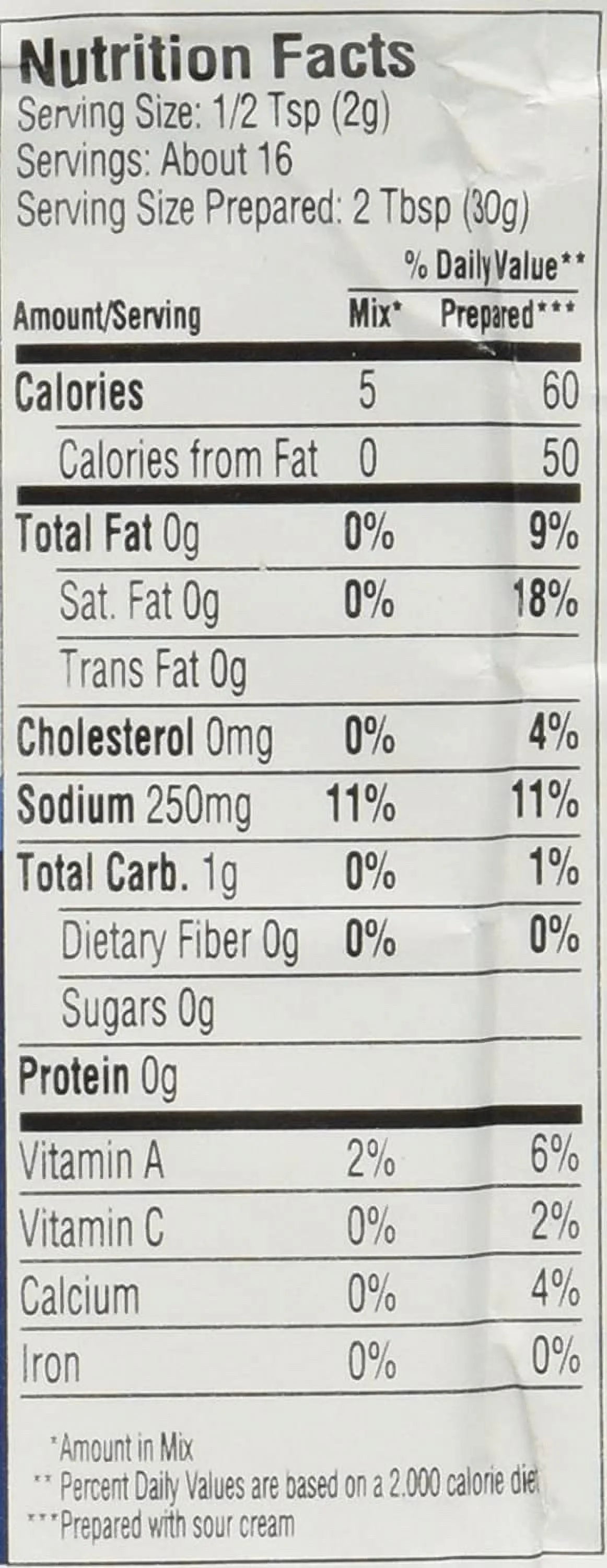 Fiesta Ranch Dips Mix, 1.1 Ounce (Pack of 6) W71755