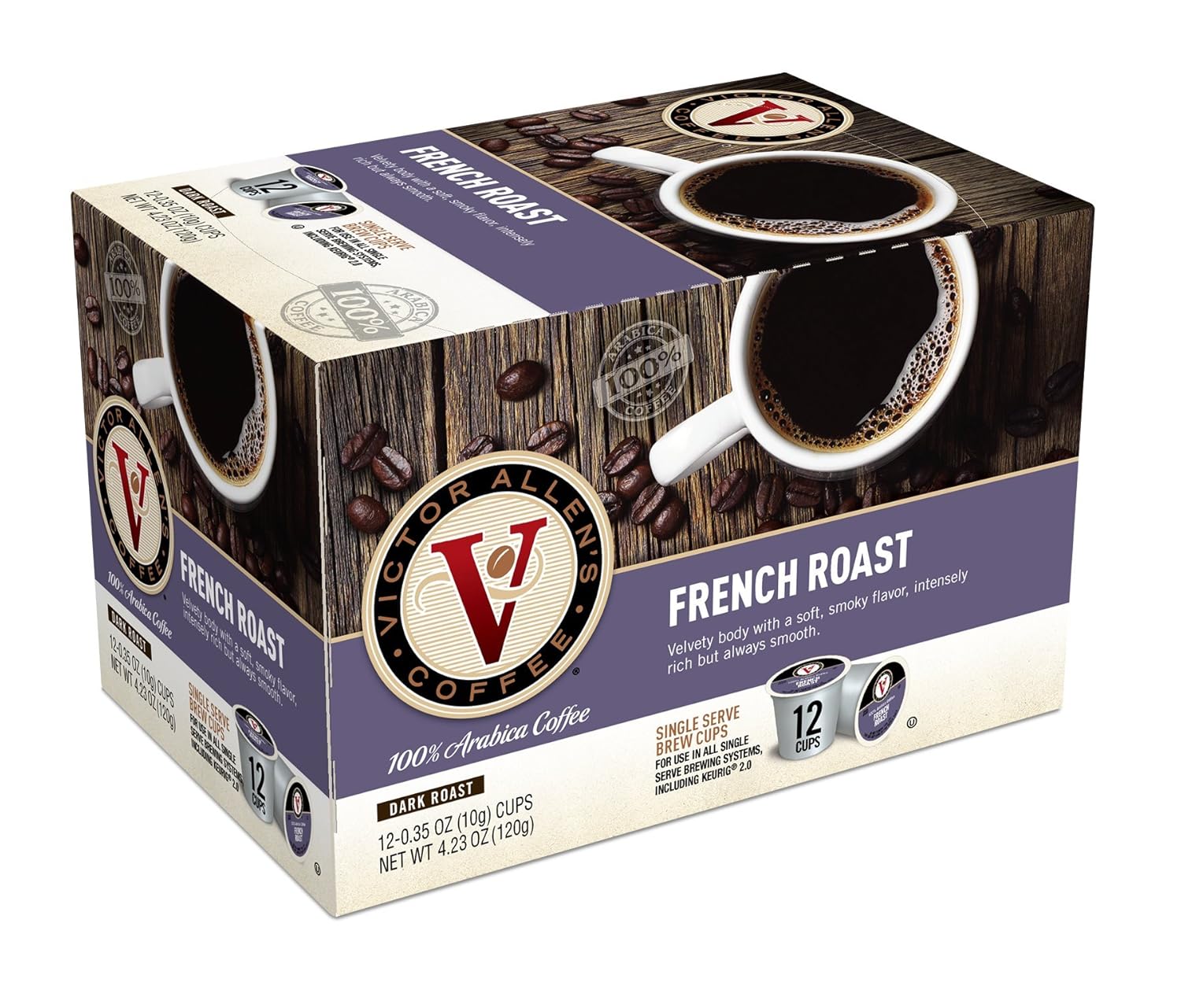 French Roast Single Serve K-cup, 12 Count E1168
