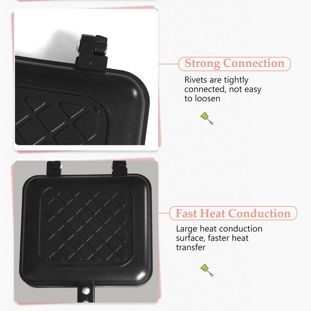 Non-stick Sandwich Maker with Insulated Handle U273