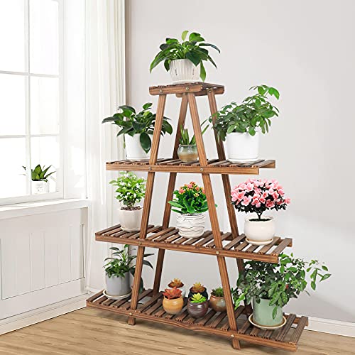 4 Tier Wood Plant Stand R539967