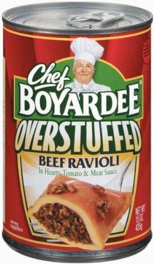 15oz Can Overstuffed Beef Ravioli (Pack of 6) F9907