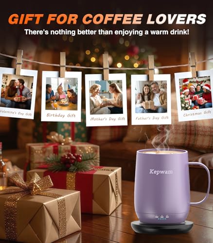 16oz Self Heating Coffee Mug with Temperature Control U27476
