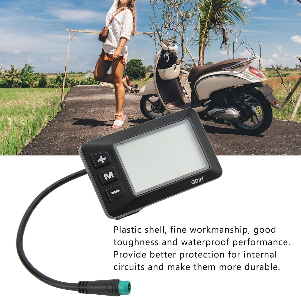 5 Pin Waterproof Speedometer and Odometer with Backlight LCD Display R307