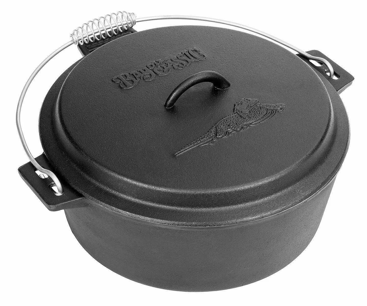 Cast Iron Chicken Fryer with Dutch Oven Lid, 10 Quart O931