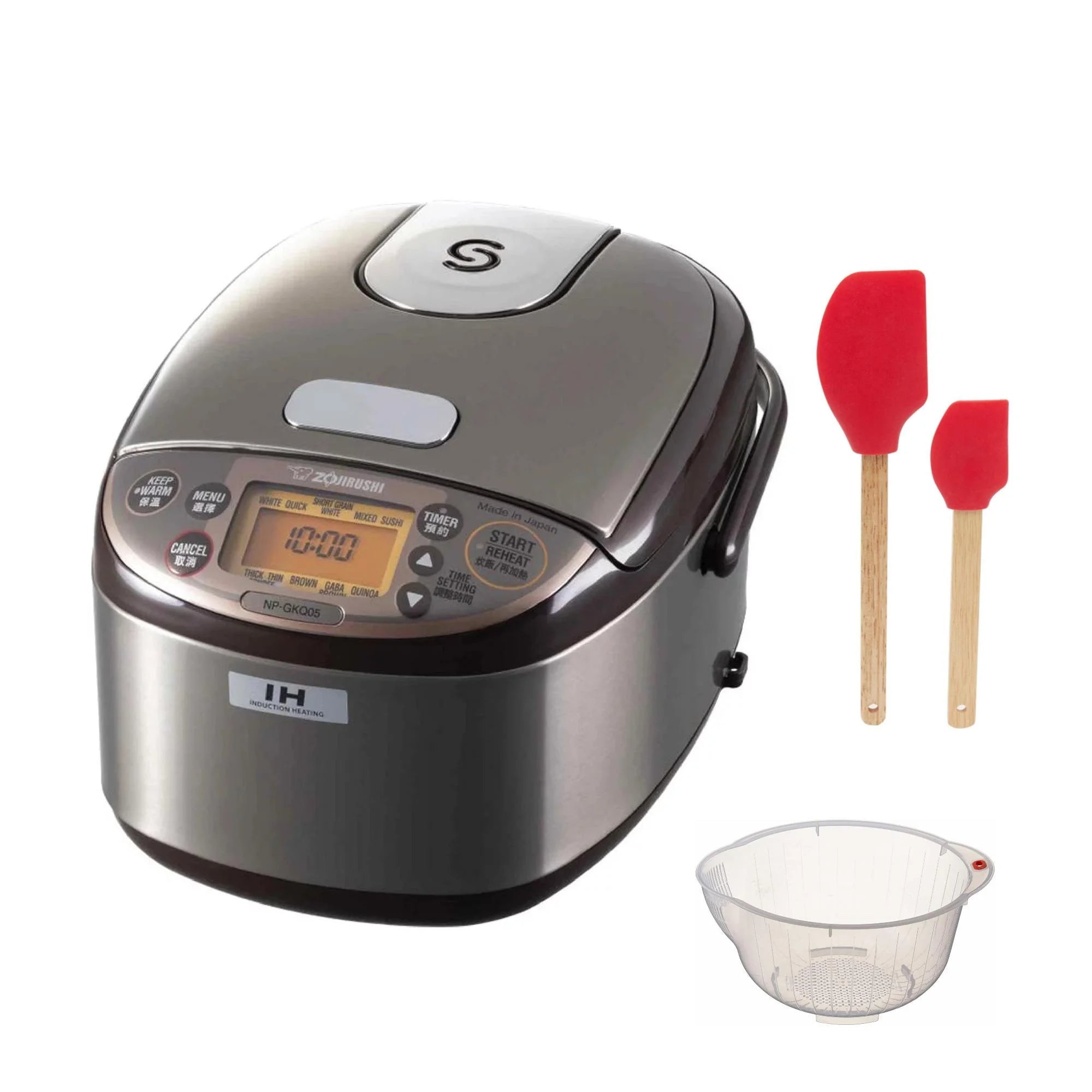 Induction Heating System Rice Cooker and Warmer 3-Cup Dark Brown D914