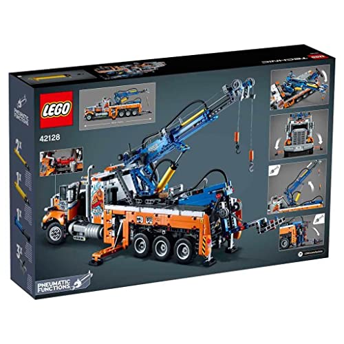 Heavy-Duty Tow Truck with Crane Toy F8068