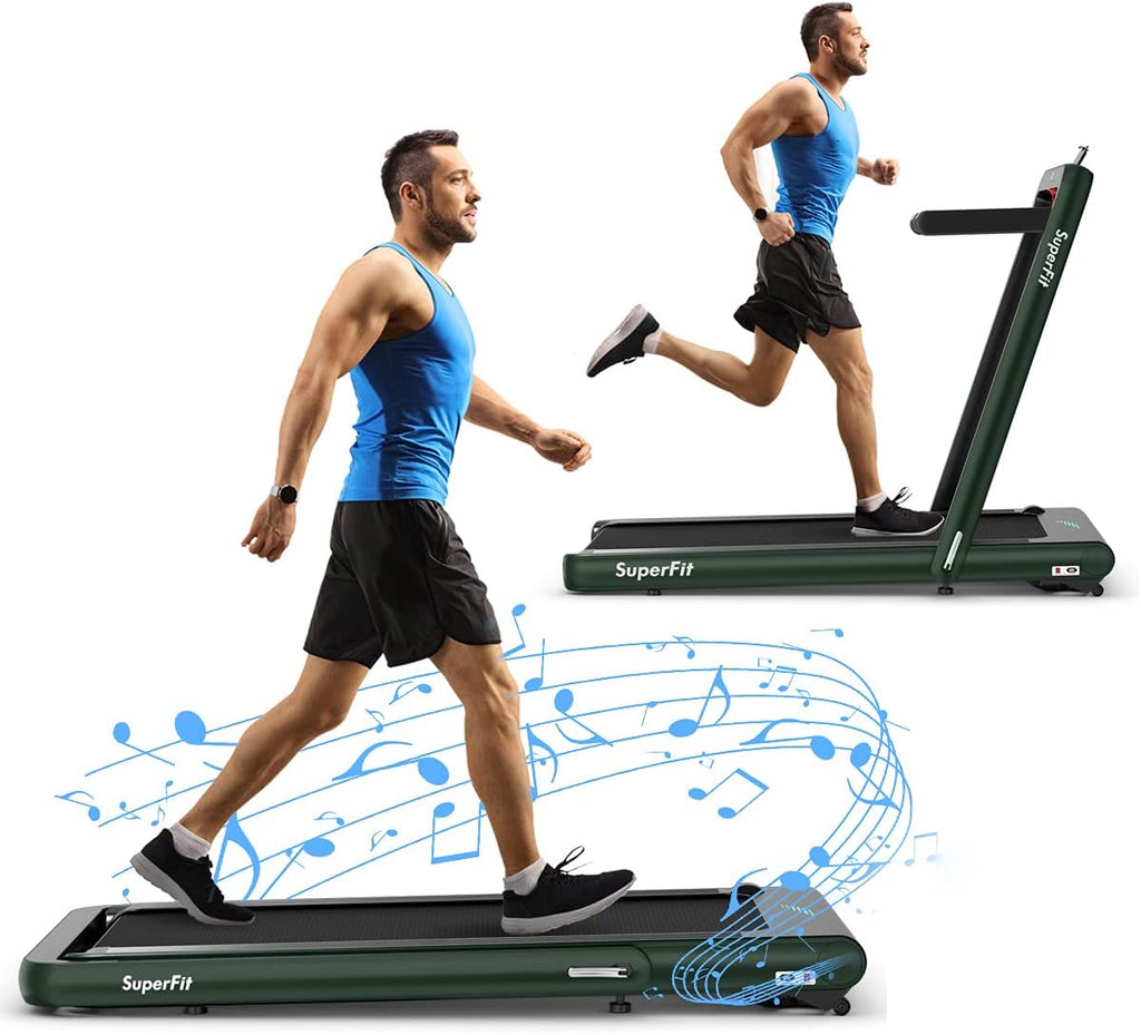 2 in 1 Folding Treadmill with APP Control S39568
