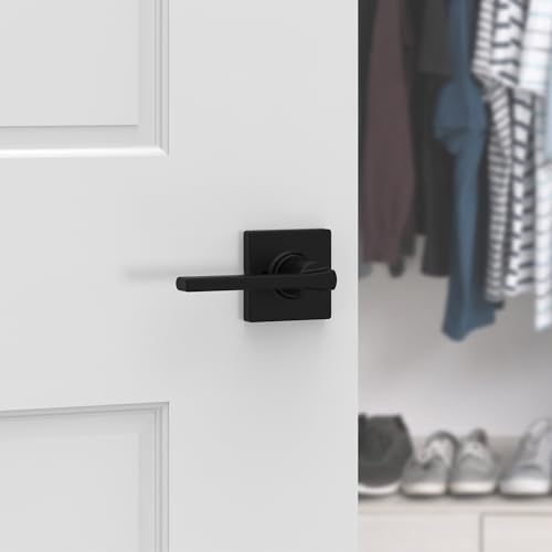 Matte Black Interior Privacy Door Handle 10 Pack D7455