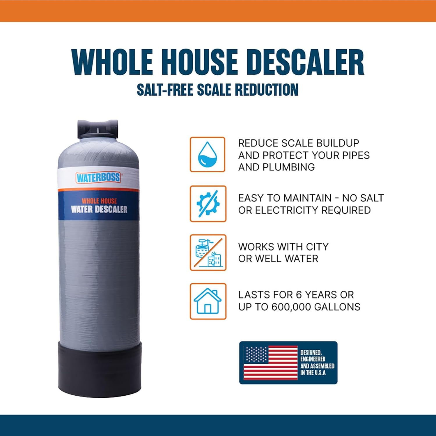Whole House Salt Free Descaler System P8555