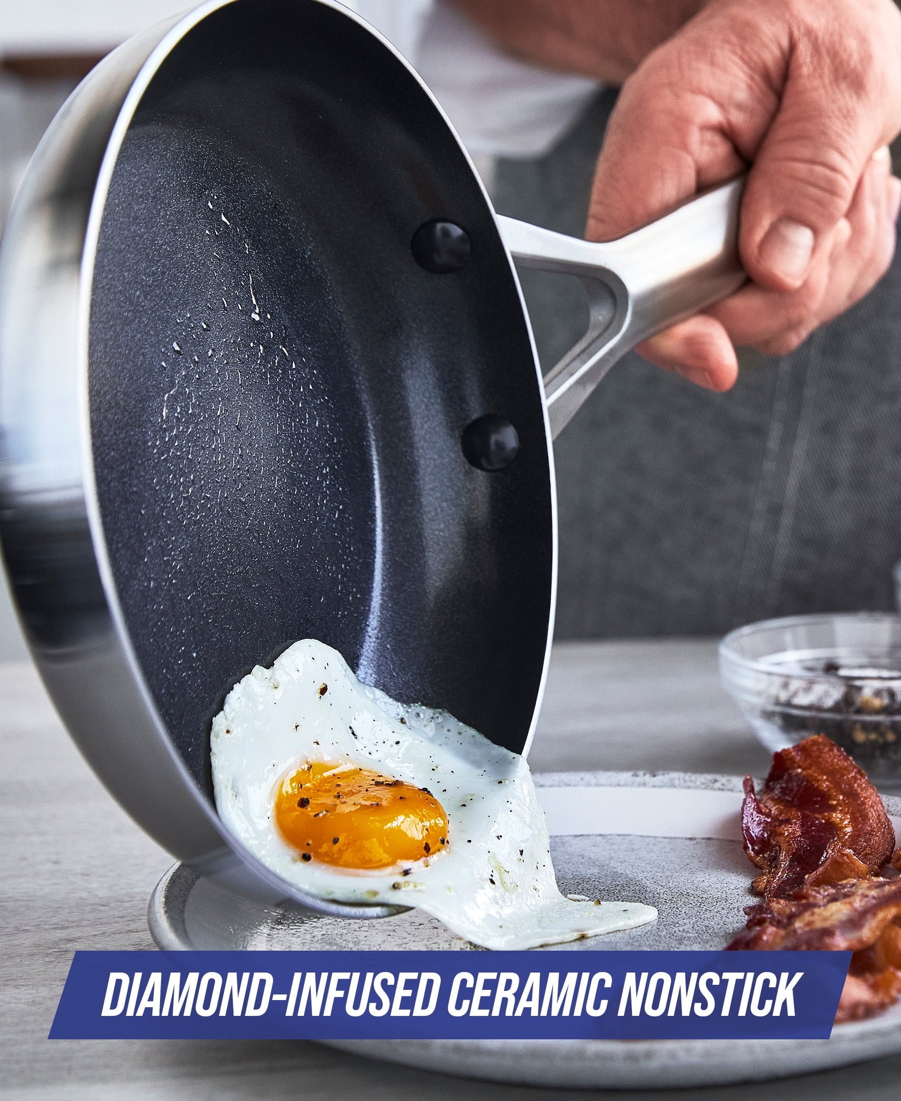9.5" Ceramic Nonstick Frying Pan W181
