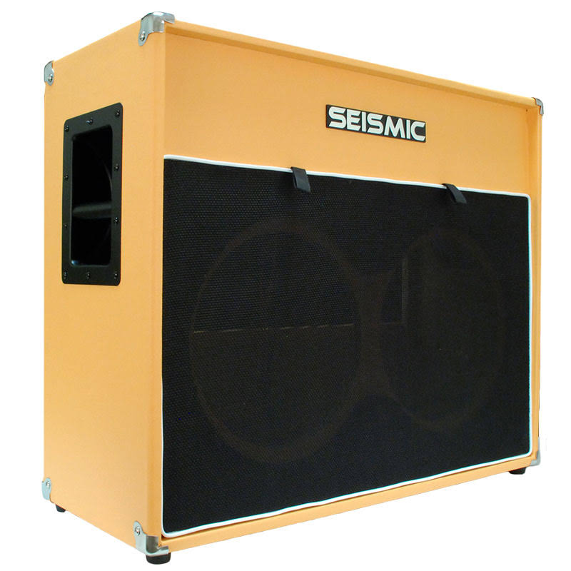 2x12 Empty Guitar Speaker Cabinet Black W9275